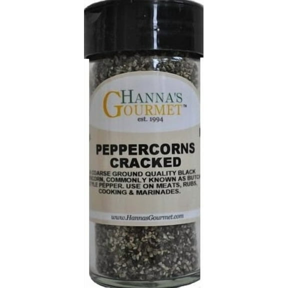 Hanna's Pepper Cracked, 4 fl oz Glass Jar