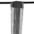 thumbnail image 3 of Glitter String Curtains, Silver Ribbon Thread Fringe Doorway Drapes Panel Tassel Curtain Room Divider Bedroom Wedding Party Decor, 39x79", 3 of 6