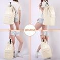 thumbnail image 6 of Kimmama Rice White Laundry Bag with Strap,70L Laundry Backpack for Camping, 6 of 7