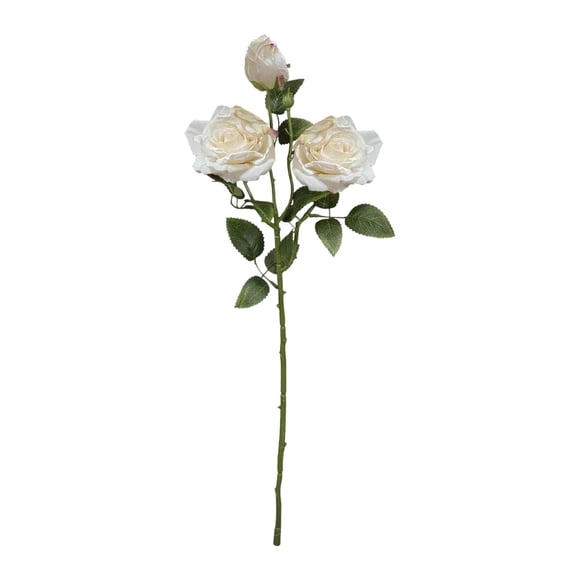 Artificial Rose Flowers for Decoration,20.47 Inch Long Stems Fake Flowers for Home Table Party Garden Shop Office Weding White