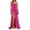 RD3, variant on FYEGRE Summer Dress Women's Sleeveless Square Neckline High Slit Maxi Dress Elegant Long Wedding Cocktail Dress Wedding Party Dres Brown XL