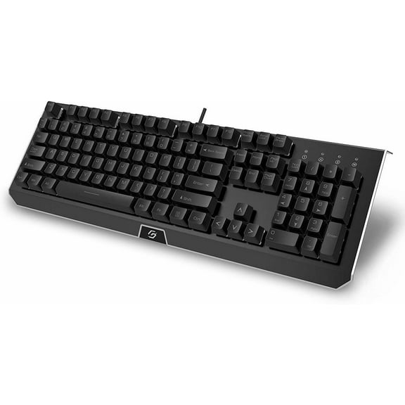 Gaming Keyboard,LED Backlit Mechanical Keyboard USB Wired Multimedia Mechanical Feel Keyboard for Primer Gaming Office