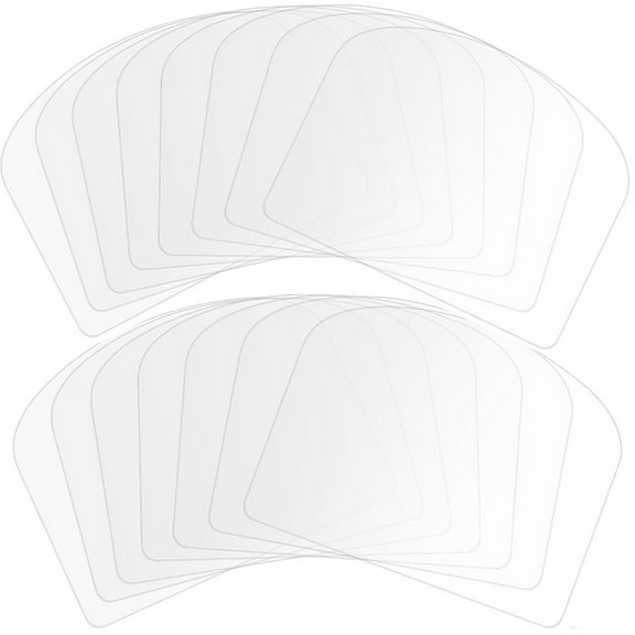 25 Pcs Transparent Cream Scraper Spatula,Happon Plastic Cake Scraper,Plastic Cake Scraper Smoother,Pastry Spatula Scraper for Cake Decorating Supplies DIY Kitchen Bakery Baking Tool