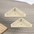 thumbnail image 5 of USHOBE 10Pack Metal Angle Brackets Cold Rolled Steel Fixing Corner Brackets for Bed Furniture Home Renovation, 5 of 7