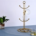 thumbnail image 1 of Cup Mug Hanger Iron Stand Holder Cup Storage Rack Home Kitchen Decor, 1 of 5