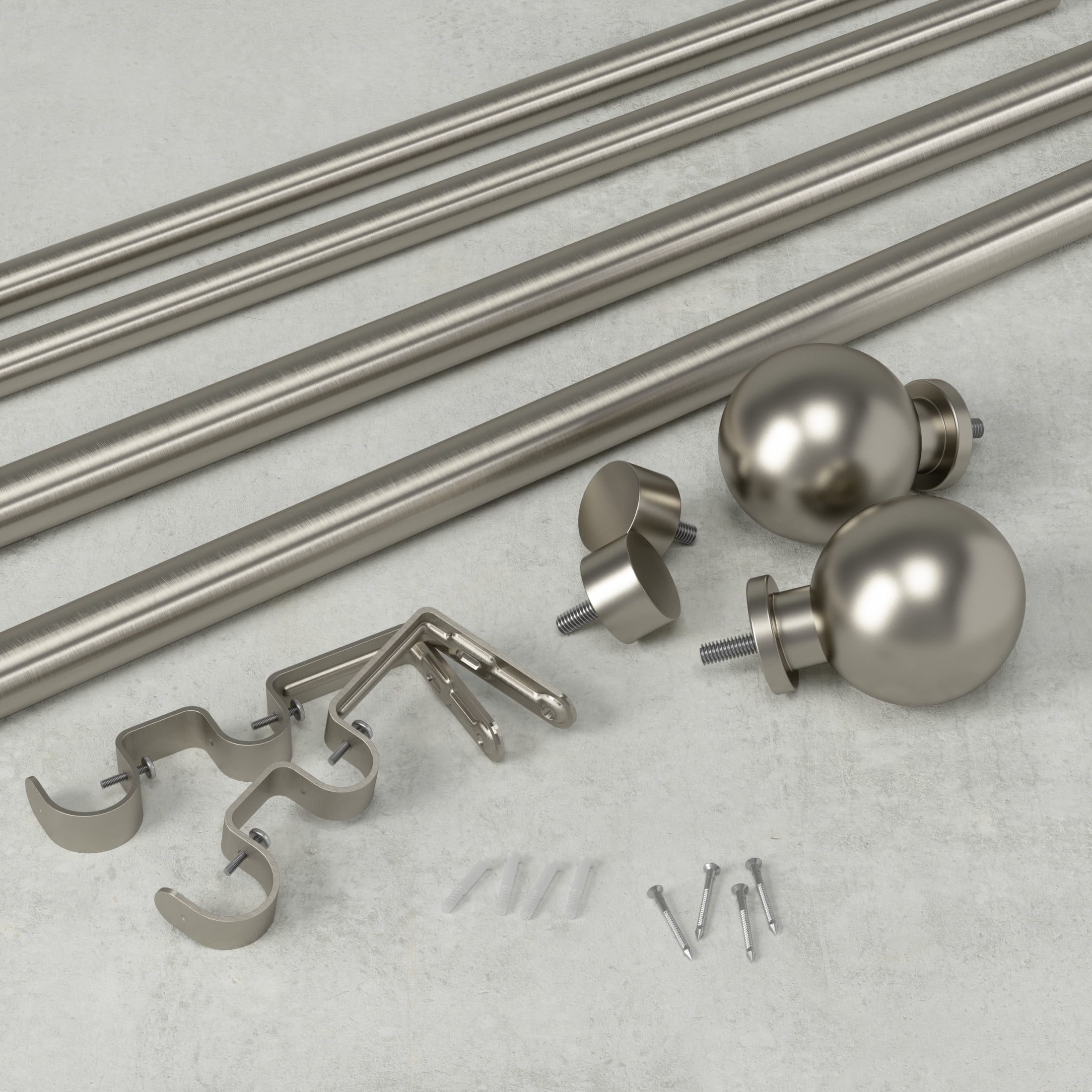 Umbra Bolas Double Curtain Rod 36-72"