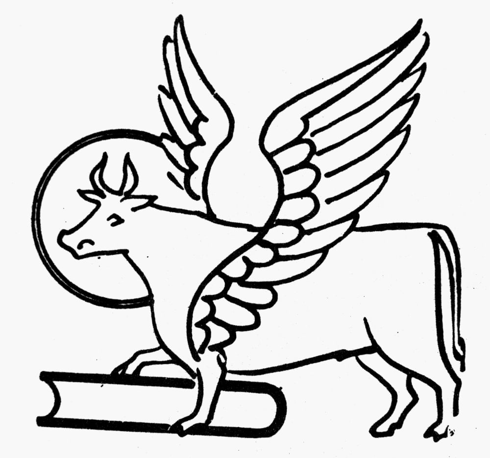 saint-luke-na-winged-ox-and-book-the-symbol-of-saint-luke-line