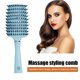 thumbnail image 4 of Peine para masaje del cuero cabelludo, cerdas para mujer, cepillo para desenredar el cabello rizado, salón (azul) Ehuebsd Cuidado Belleza, 4 of 8