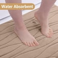 thumbnail image 4 of Alfombra de baño Buganda, espuma viscoelástica, 30 x 20 cm, extra suave, absorbente, 4 of 8