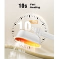 thumbnail image 4 of Travel Steamer Iron for Clothes, 1200W Portable Handheld Steamer Iron 4Mode with LCD Display 10s Fast Heating 180° Swivel Handle Powerful Wrinkle Remover, Garment Steamer for Home, Dorm, 4 of 9