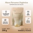 thumbnail image 2 of Maca Peruana Orgánica en Polvo 200g - 100% Natural - Raíz Adaptógena - Sin Azúcar, Sin Ingredientes Artificiales - Superfoods, 2 of 6