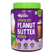 New Year's Deals Alpino Chocolate Peanut Butter Spread Smooth 35.2 oz Roasted Peanuts Brown Sugar Vegan Gluten-Free