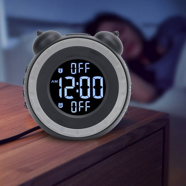 Despertador Que Sacude La Cama, Despertador Dual Ruidoso Con 3 Modos Vibratorios Con Agitador De Cama Para Personas Que Duermen Mucho
