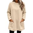 thumbnail image 4 of Enjoytime Crew Neck Sweatshirts Women Long Sleeve Casual Pullover Long Sweatshirt Trendy Fall Winter Plus Size Clothes, 4 of 8