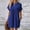 *Blue, variant on ClodeEU Womens Summer Short Sleeve Crewneck T Shirt Dress,Casual Loose Mini Dresses with Pockets Beige,Womens Plus L