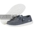thumbnail image 4 of Hey Dude Men's Wally Canvas Linen Iron Shoe 110793901, 4 of 4