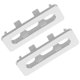 thumbnail image 3 of 2 piezas de tapa de desbordamiento de fregadero, anillo de desbordamiento de fregadero rectangular de plástico, tapa de drenaje de lavabo, inserto de orificio para cocina y baño, 3 of 5