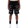 thumbnail image 2 of Butterfly Rhinestone Shorts - Black, 2 of 4