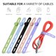 thumbnail image 5 of 10 Uds. Bridas para cables, correas para cables, organizador de cables ajustable, organizador de cables reutilizable, herramientas de gestión de cables, 5 of 6