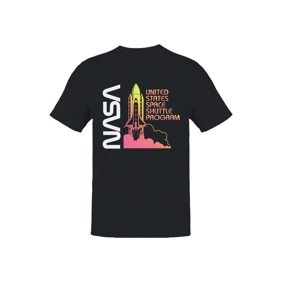 Officially Licensed Nasa Vintage Space Shuttle Launch Men's T-shirt
