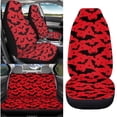 thumbnail image 2 of Qpednta Halloween Bat Car Seat Covers 4 Pcs, Auto Car Front Seats and Rear Bench Cove Universal Car Interior Accessories Automobile Seat Cover for Most Cars Truck Van SUV, 2 of 7