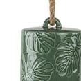thumbnail image 6 of Mainstays Outdoor 18"H Monstera Green Ceramic Bell Wind Chime, 1.72 lb weight, 6 of 11