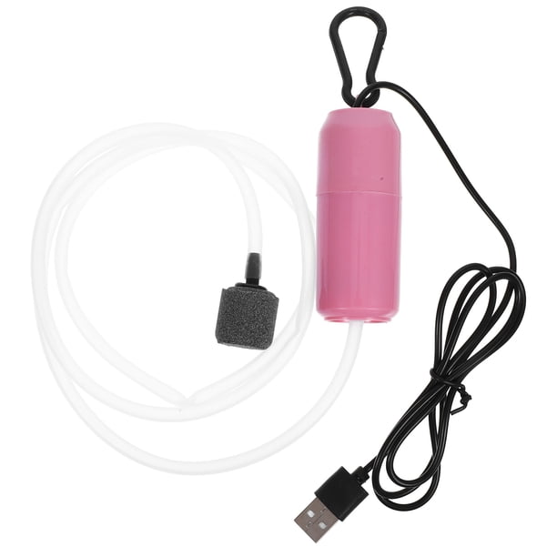 Bomba de aire USB silenciosa para acuarios, bomba de oxigenación para peceras, bomba de oxígeno silenciosa para acuarios