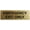 Brushed Gold, variant on Signs ByLITA Basic Emergency Exit Only Sign | Easy Installation | Durable Wall or Door Sign (Navy Blue / White) - Small