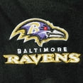 thumbnail image 4 of Men's Black Baltimore Ravens Houston Fleece Full-Zip Vest, 4 of 4