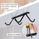thumbnail image 4 of Estante para bebidas, 2 estantes para tazas debajo del gabinete, estante para tazas de café de acero inoxidable, estante para tazas, utilizado para almacenamiento de tazas de café y electrodomésticos, 4 of 4