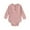 Pink, variant on DxhmoneyHX Baby Boys Henley Bodysuit Long Sleeve Ribbed Knit Snap Crotch Onesie Soft Cute Comfort Jumpsuit for Spring Fall 0‑24 Months