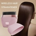 thumbnail image 2 of Hair Straightener Comb Hot Comb Hair Straightener With 3 Temp Settings Port GXH D9T2, 2 of 8