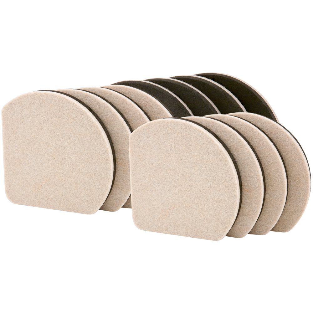 Super Sliders 7" Reusable Slide & Hide Furniture Sliders Hardwood