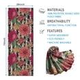 thumbnail image 2 of Pioneer Flower Floral Print Pattern Hot Yoga Mat Towel Non Slip for Hot Yoga - Quick-Drying Yoga Mat Cover with 4 Corner Pockets with Travel Bag - Hot Yoga Towel Non Slip 70"x26", 2 of 6
