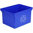 thumbnail image 1 of Storex Bac à Recyclage /9 gallons & 35 litres/ Bleu, 1 of 2