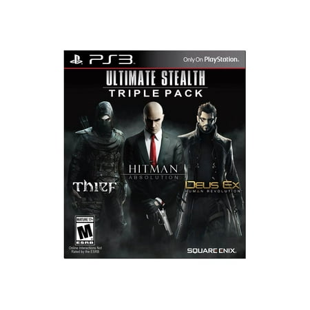 Ultimate Stealth Triple Pack (Hitman Absolution/Deus Ex/Thief), Square Enix, PlayStation 3, (Best Stealth Action Games)
