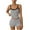 Gray, variant on HUJlwoi Women Ribbed Knitted Pajama Sets Lace Cami Tops Shorts Sleepwear Summer Sleeveless Ruffle 2 Piece Loungewear Sets
