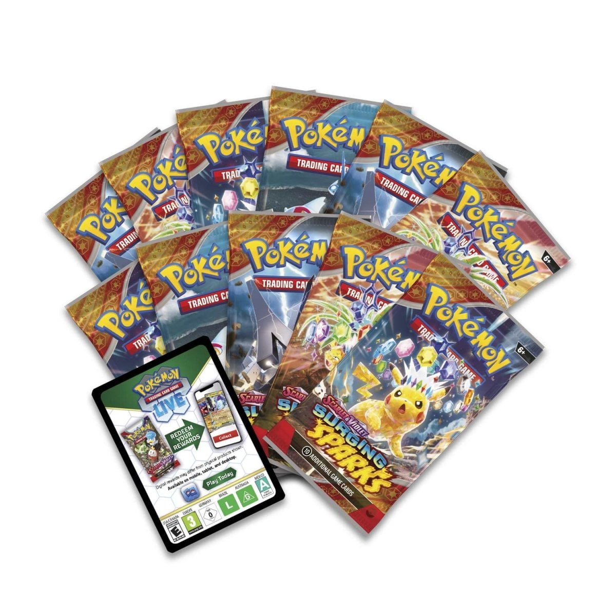 Pokemon TCG: Scarlet and Violet - Surging Sparks [Pokemon Center] Elite Trainer Box