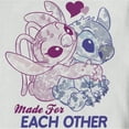 thumbnail image 2 of Men's Lilo & Stitch Made for Each Other Sweatshirt White X Large, 2 of 4