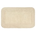 thumbnail image 2 of Home Weavers Radiant Collection Bathroom Rug 100% Cotton Bathroom Rugs Set, Machine Washable Rug, Soft & Absorbent bath Rug, Kitchen Mat, Bath Rug, Bath Floor Mat Non Slip, 24"x40" Rectangle, Ivory, 2 of 9