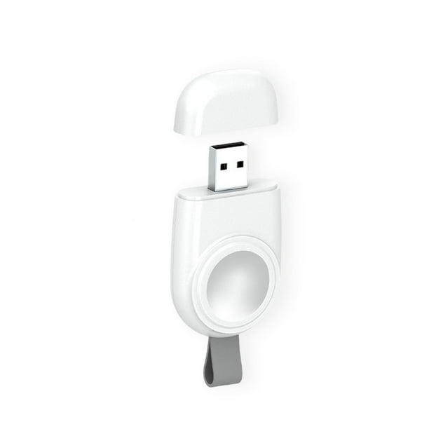 Bearachild Adaptador de carga de reloj inalámbrico Cargador de reloj inteligente USB Banco de energía Reemplazo del hogar para Watch SE / 5/6/7 Relojes inteligentes