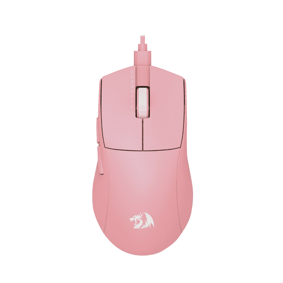 Mouse Gamer Redragon K1ng Rosa M724-1k Alámbrico 12,400 DPI Ultraligero, Polling 1000Hz
