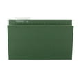 thumbnail image 2 of Smead TUFF Hanging Folders with Easy Slide Tab, Legal Size, 1/3-Cut Tab, Standard Green, 20/Box (64136), 2 of 6