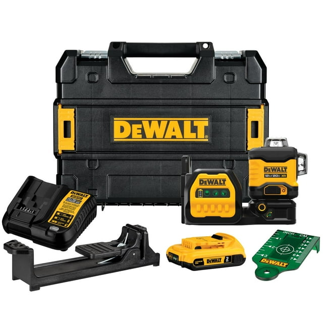 Nivel Laser Verde 3 Puntos 360º Inalámbrico 20V DCLE34030G DEWALT