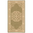 thumbnail image 2 of Safavieh Courtyard Cynthia Oriental Indoor/Outdoor Area Rug, Olive/Natural, 4' x 5'7", 2 of 9