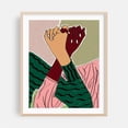 thumbnail image 2 of Pinky Swear - Painting Modern Art Illustration Abstract Pop Art Minimalist Geometric Line Art Unframed Wall Art Print 8 x 10 inches, 2 of 13