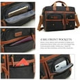 thumbnail image 3 of CoolBELL 17.3 Inch Protective Nylon Laptop Messenger Bag - Multi-Functional Shoulder & Handbag , Unisex Design for Business/School/Travel, 3 of 10