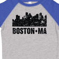 thumbnail image 4 of Inktastic Boston Massachusetts City Skyline with Grunge Boys or Girls Toddler T-Shirt, 4 of 5