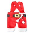 thumbnail image 1 of 6 piezas Navidad Santa Claus pantalones cubiertos bolsas cubiertas Navidad vajilla decoración Tmvgtek Oficina Multiescena Multifunción, 1 of 6