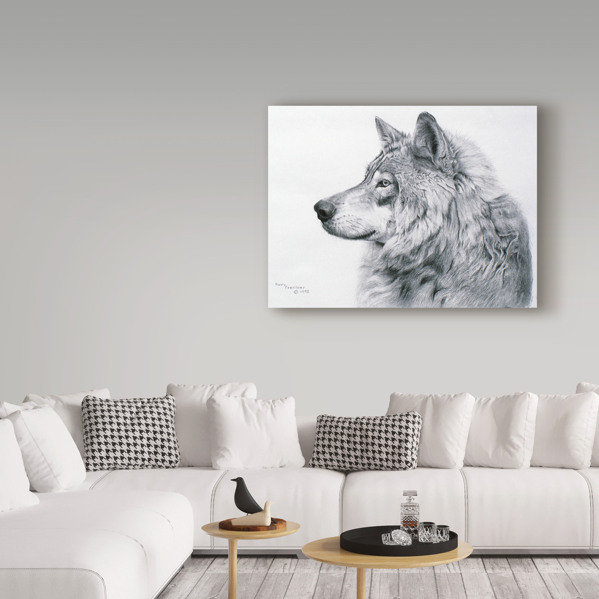 Trademark Fine Art 'Lanus Lupis' Canvas Art by Rusty Frentner